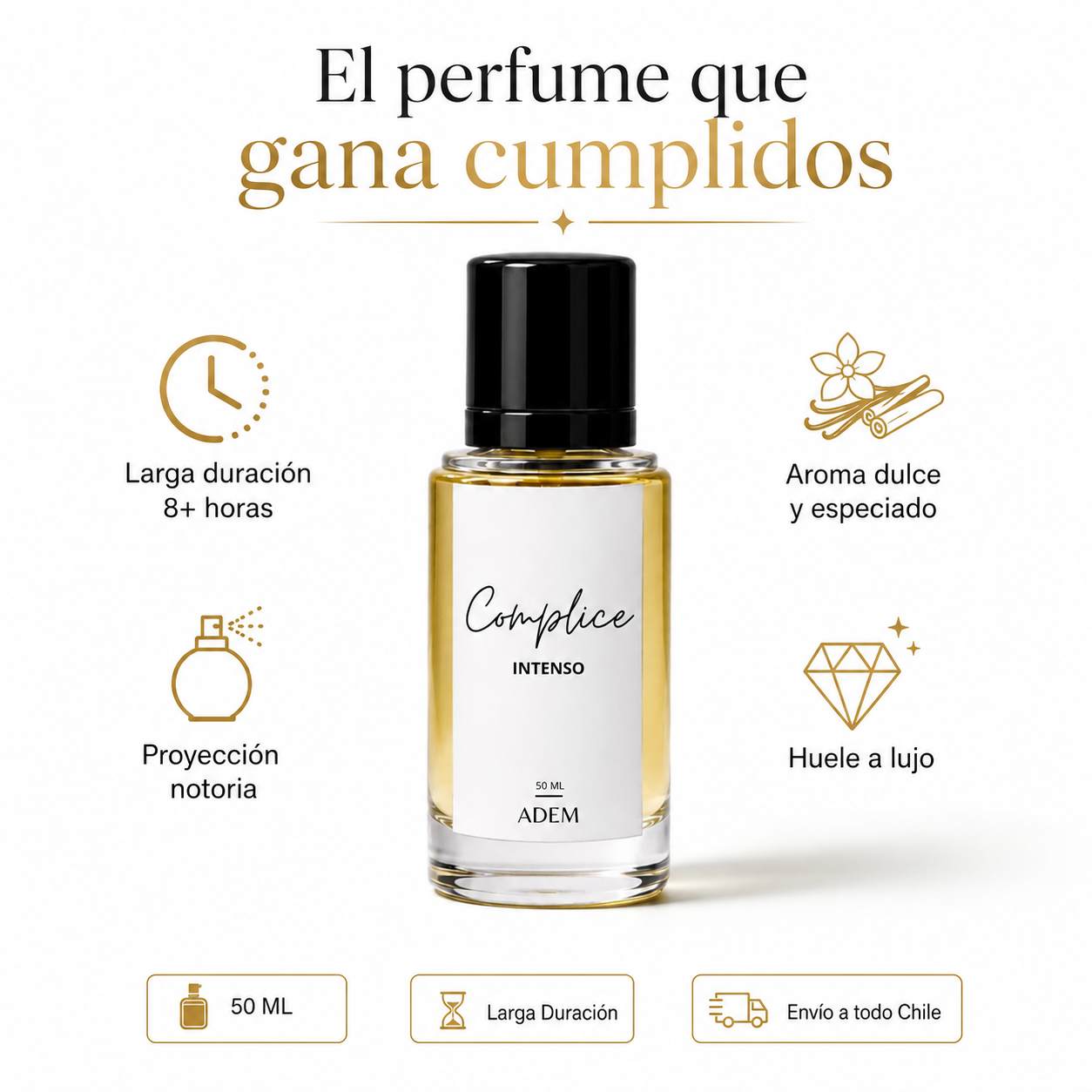 Cómplice Intenso - El perfume que gana cumplidos