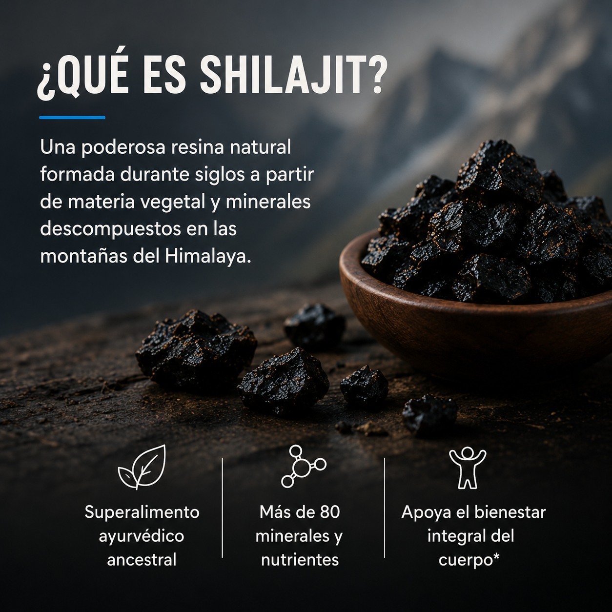 SHILAJIT ULTRA™ 60 CAPS - RECUPERA TU MEJOR VERSIÓN