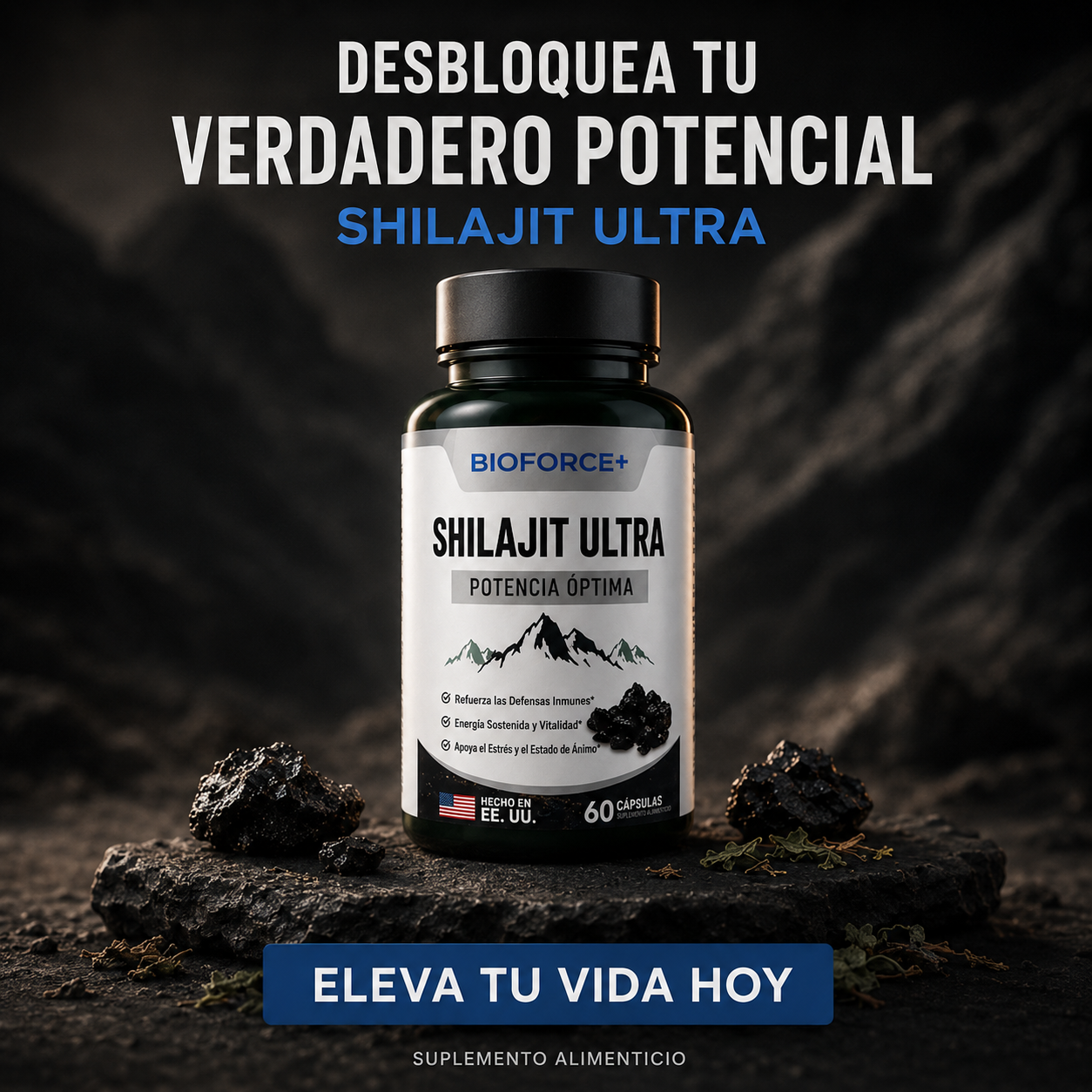 SHILAJIT ULTRA™ 60 CAPS - RECUPERA TU MEJOR VERSIÓN
