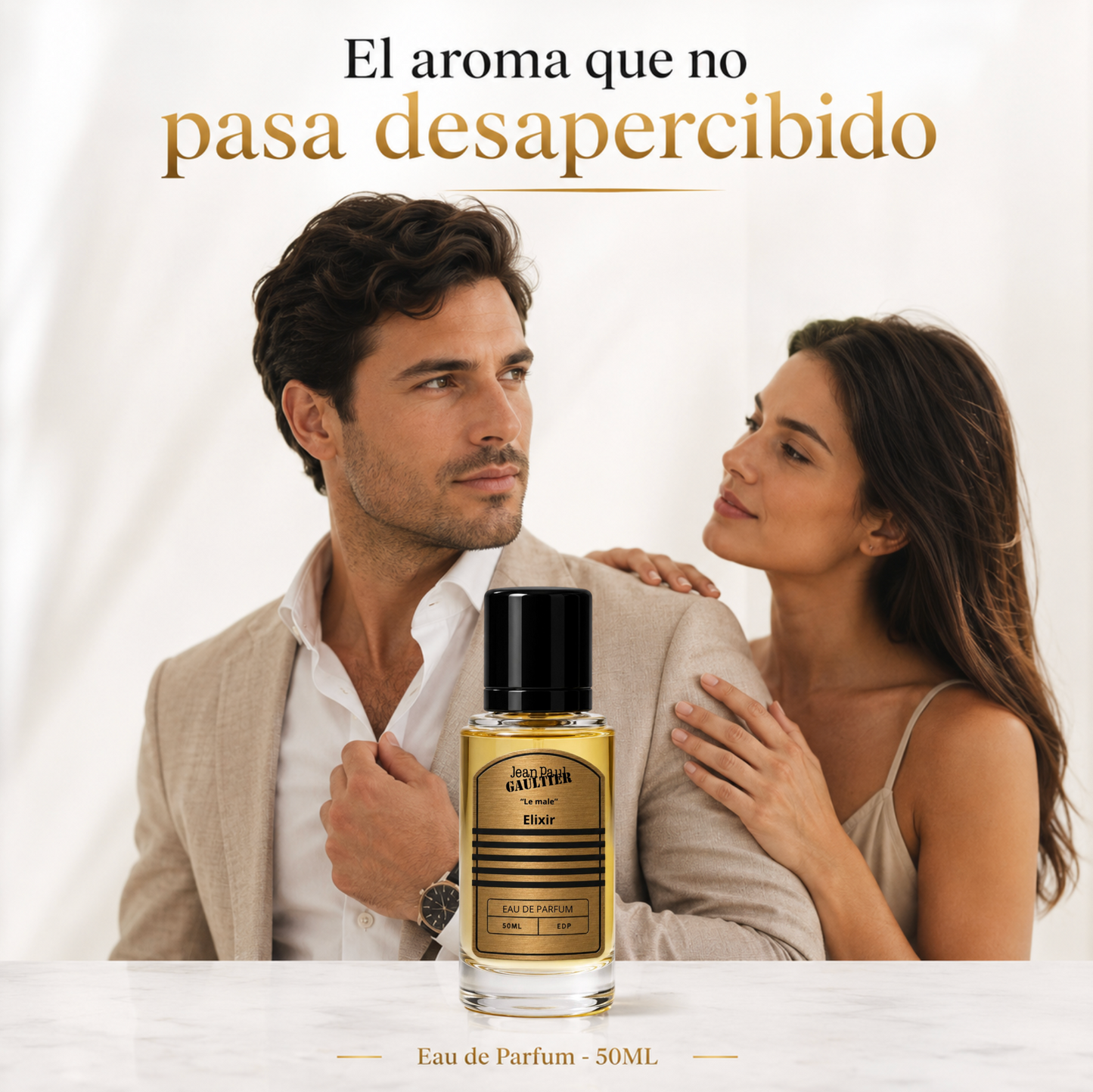LE MALE ELIXIR EDP 50ML - Incluye dispensador 5 ML de regalo