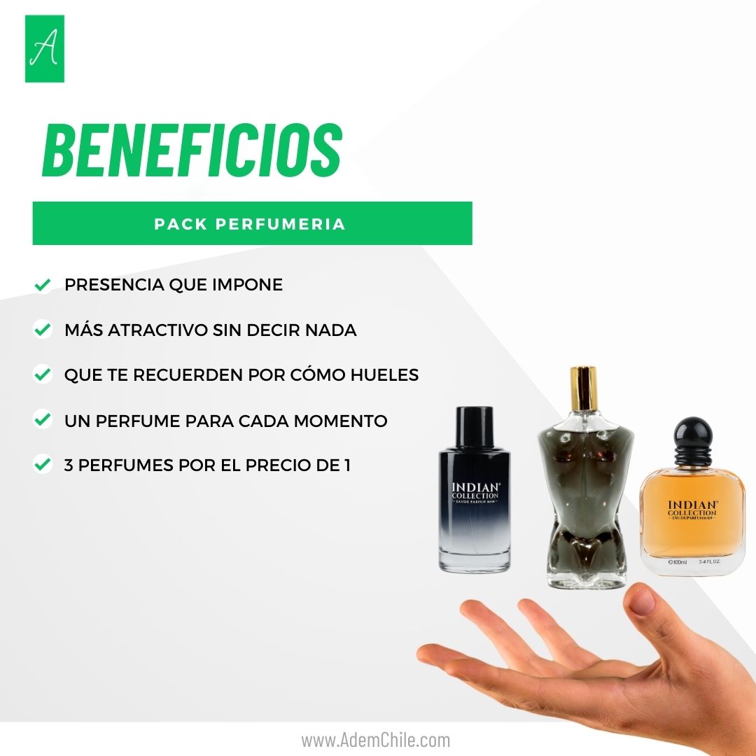IMPERDIBLE PACK 3x1 PERFUMES 100ML EDT